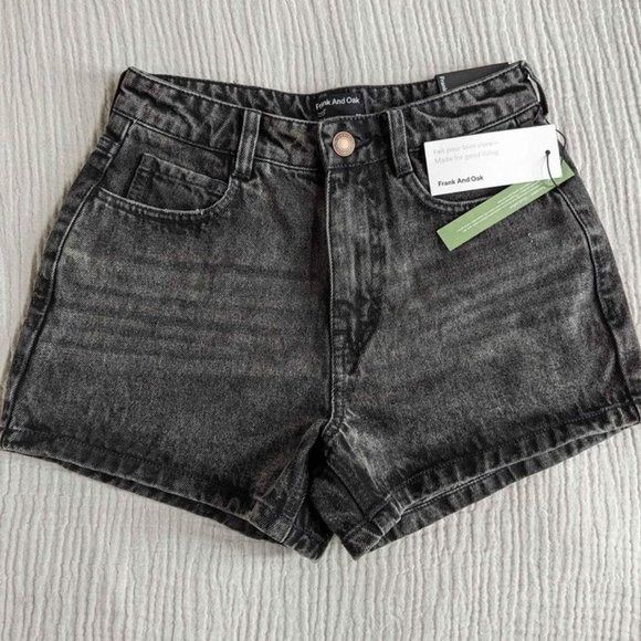 NWT Frank And Oak Stevie Jean Shorts - Size 25 - Picture 1 of 3